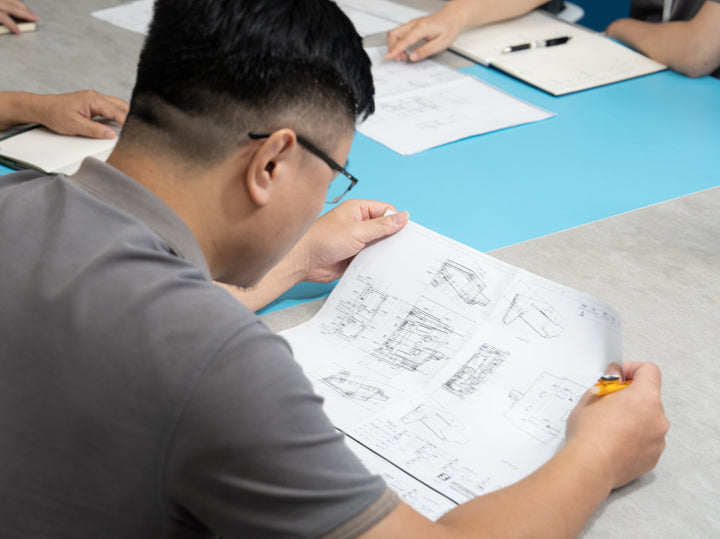 Plastic part design for injection molding reviewed by engineers before mold tooling